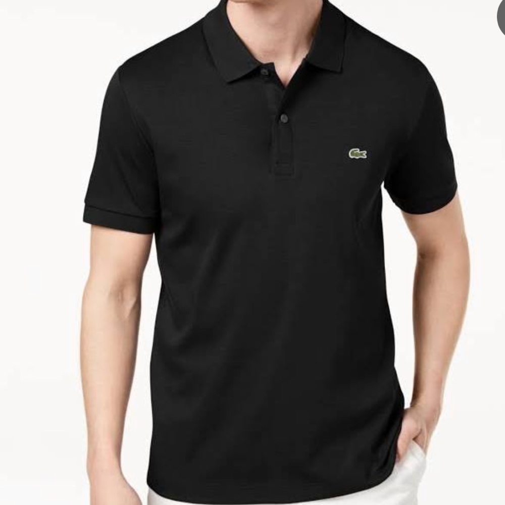 Lacoste | Black Pique Polo